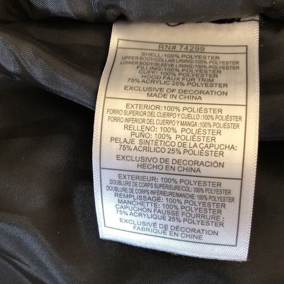 Steve‎ Madden, Madden Girl, puffer coat. large L/G. Gray, hooded faux fur. NWOT - Picture 7 of 11